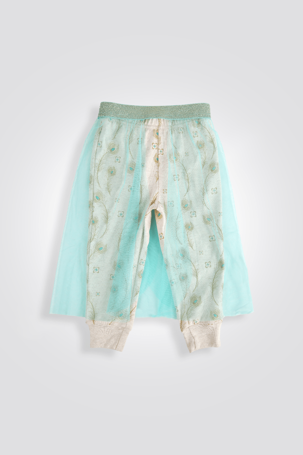 DELTA - סט פיג'מה ארוכה לילדות YASMIN בצבע לבן עם שרביט - MASHBIR//365