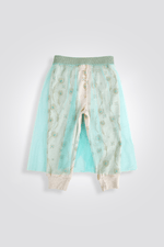 DELTA - סט פיג'מה ארוכה לילדות YASMIN בצבע לבן עם שרביט - MASHBIR//365