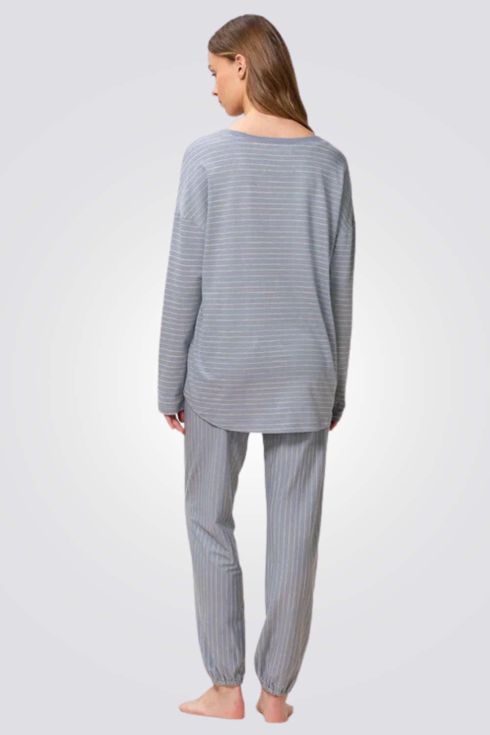 TRIUMPH - סט פיג'מה בצבע אפור - MASHBIR//365
