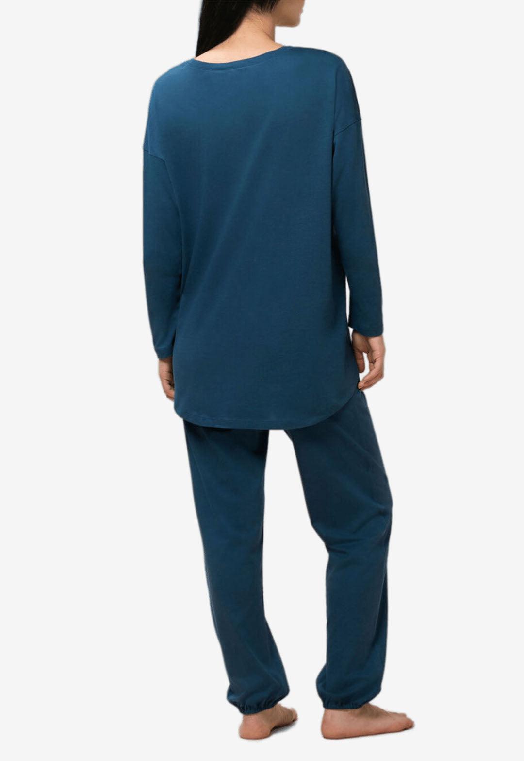 TRIUMPH - סט פיג'מה בצבע כחול - MASHBIR//365