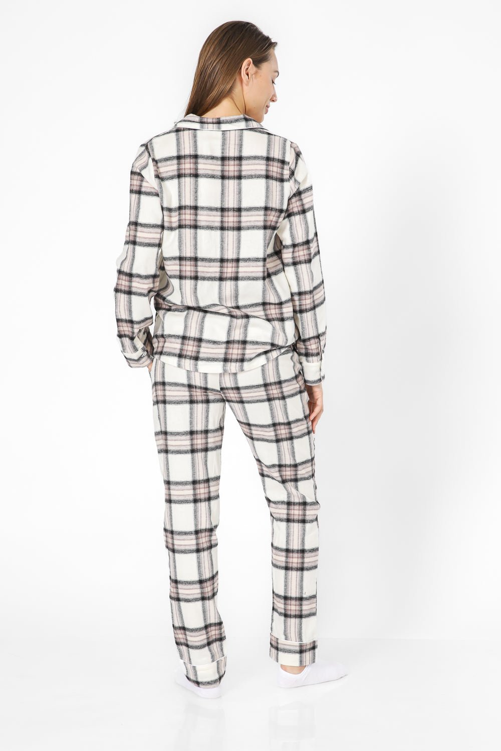 BONITA DE MAS - סט פיג'מה פלנל קלאסית - MASHBIR//365