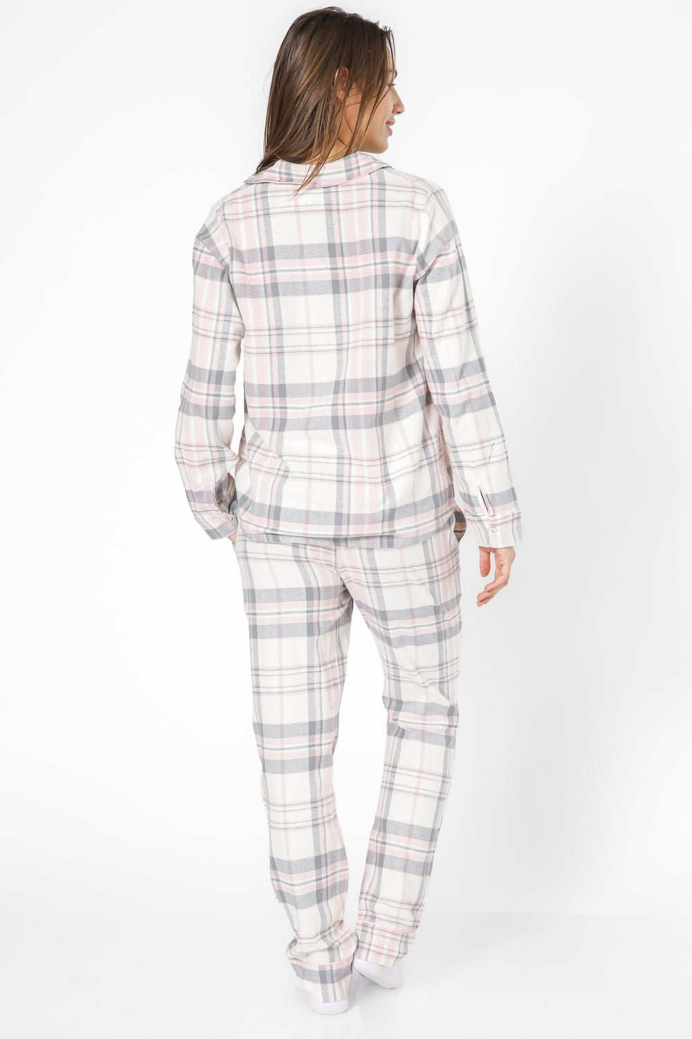 BONITA DE MAS - סט פיג'מה פלנל קלאסית - MASHBIR//365