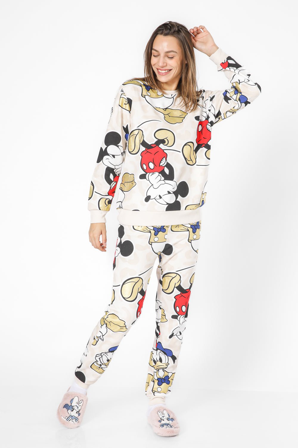 DELTA - סט פיג’מה פוטר MICKEY AND DONALD - MASHBIR//365