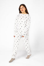 DELTA - סט פיג'מה קטיפה לבבות - MASHBIR//365