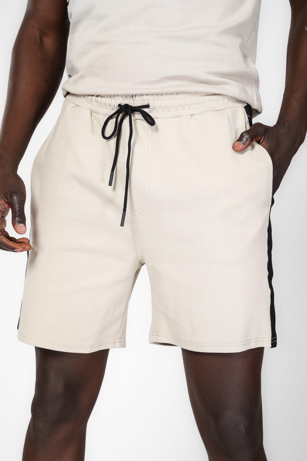 KENNETH COLE - סט פיג'מה קצרה לגבר בצבע בז' - MASHBIR//365