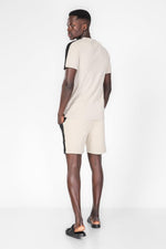 KENNETH COLE - סט פיג'מה קצרה לגבר בצבע בז' - MASHBIR//365