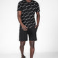 KENNETH COLE - סט פיג'מה קצרה לגבר בצבע שחור - MASHBIR//365 - 1