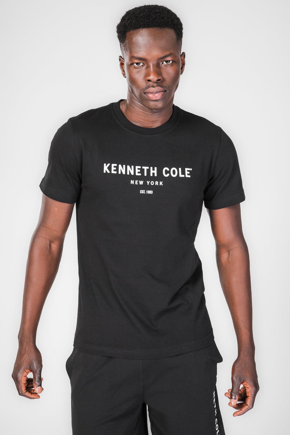 KENNETH COLE - סט פיג'מה קצרה לגבר בצבע שחור - MASHBIR//365