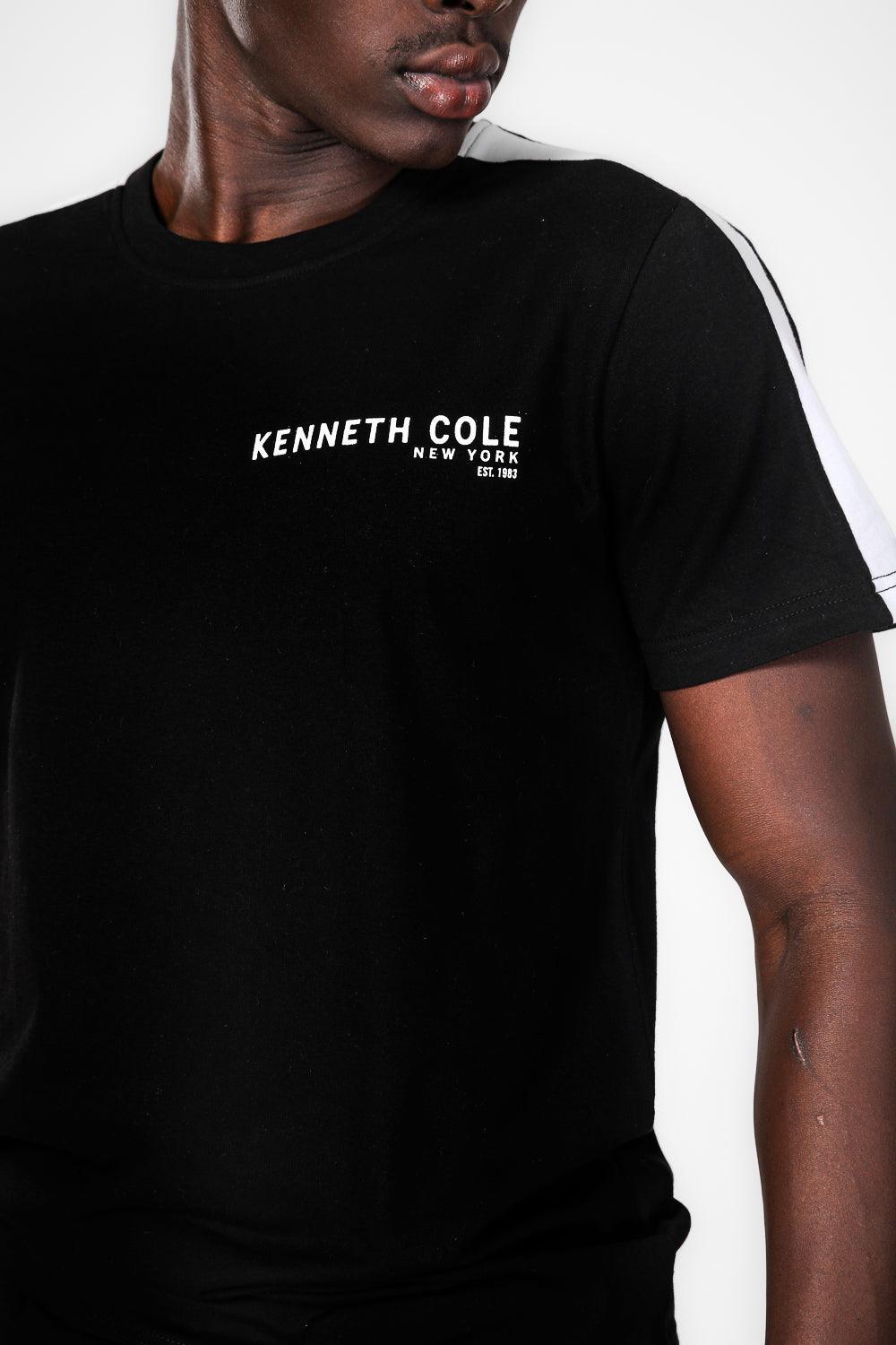 KENNETH COLE - סט פיג'מה קצרה לגבר בצבע שחור - MASHBIR//365