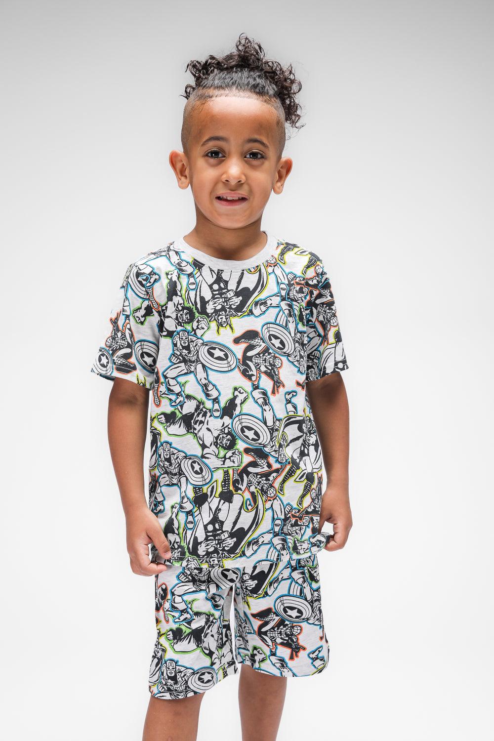 DELTA - סט פיג’מה קצרה MARVEL לילדים - MASHBIR//365