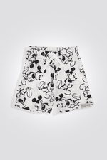 DELTA - סט פיג’מה קצרה MICKEY בצבע לבן לילדים - MASHBIR//365