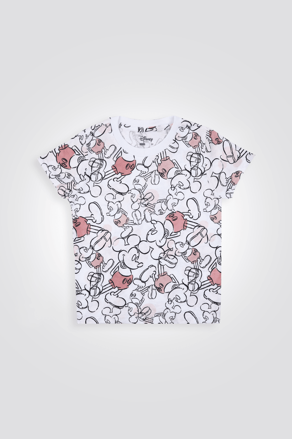 DELTA - סט פיג'מה קצרה MICKEY בצבע ורוד לילדות - MASHBIR//365