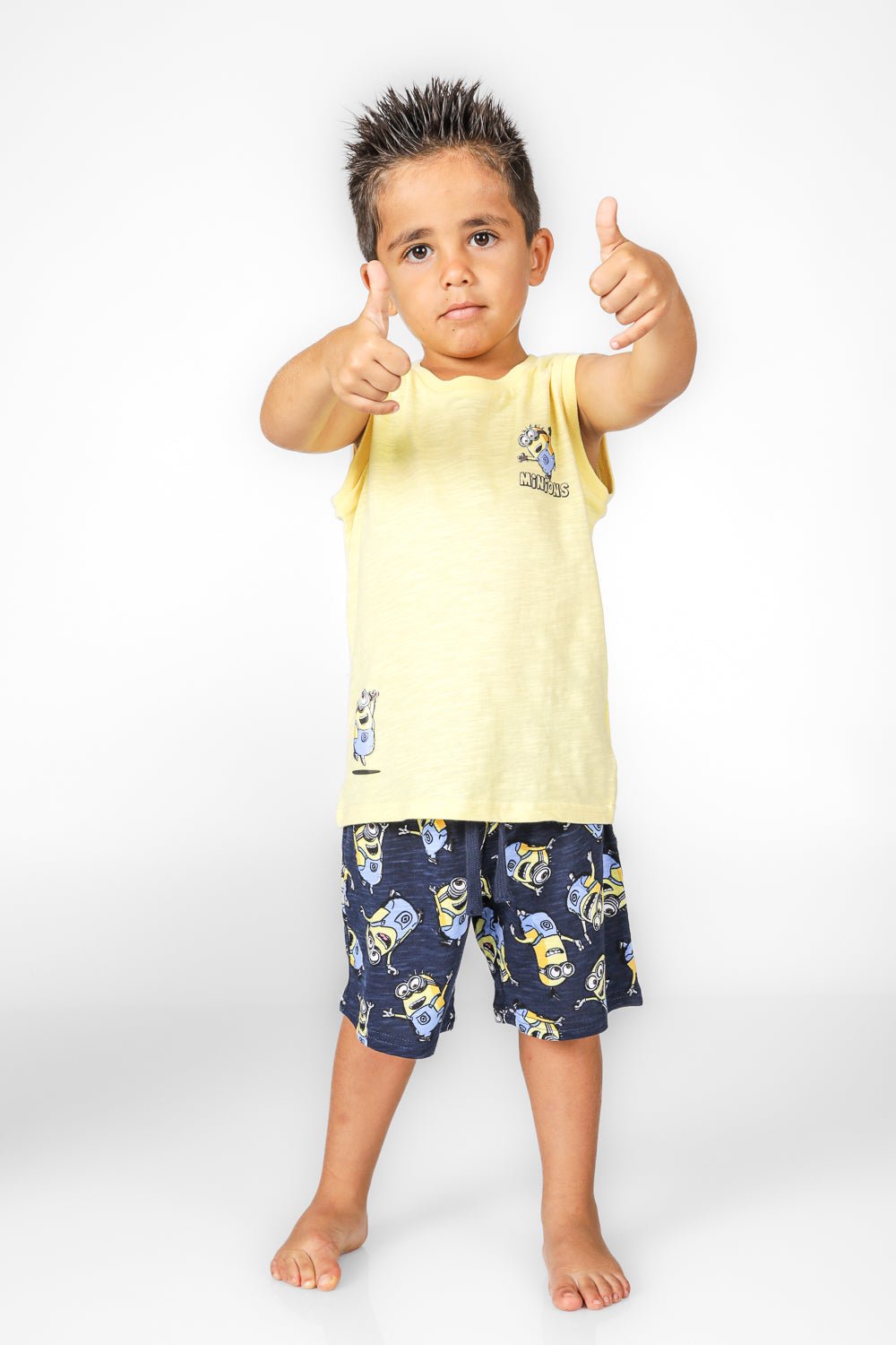 DELTA - סט פיג’מה קצרה MINIONS בצבע צהוב לילדים - MASHBIR//365