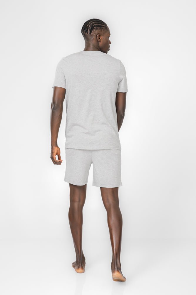 DELTA - סט פיג'מה קצרה POPEYE בצבע אפור מלאנז' - MASHBIR//365