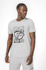 DELTA - סט פיג'מה קצרה POPEYE בצבע אפור מלאנז' - MASHBIR//365