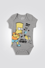 DELTA - סט פיג’מה קצרה SIMPSONS בצבע אפור לתינוקות - MASHBIR//365