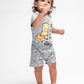 DELTA - סט פיג’מה קצרה SIMPSONS בצבע אפור לתינוקות - MASHBIR//365 - 1
