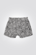 DELTA - סט פיג’מה קצרה SIMPSONS בצבע אפור לתינוקות - MASHBIR//365