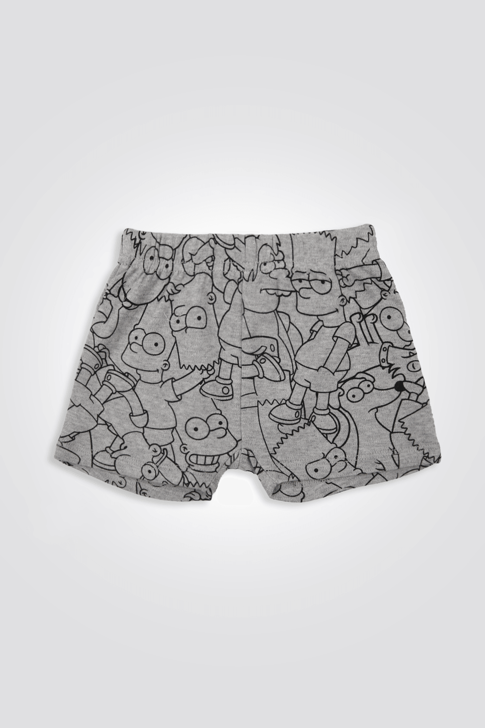 DELTA - סט פיג’מה קצרה SIMPSONS בצבע אפור לתינוקות - MASHBIR//365