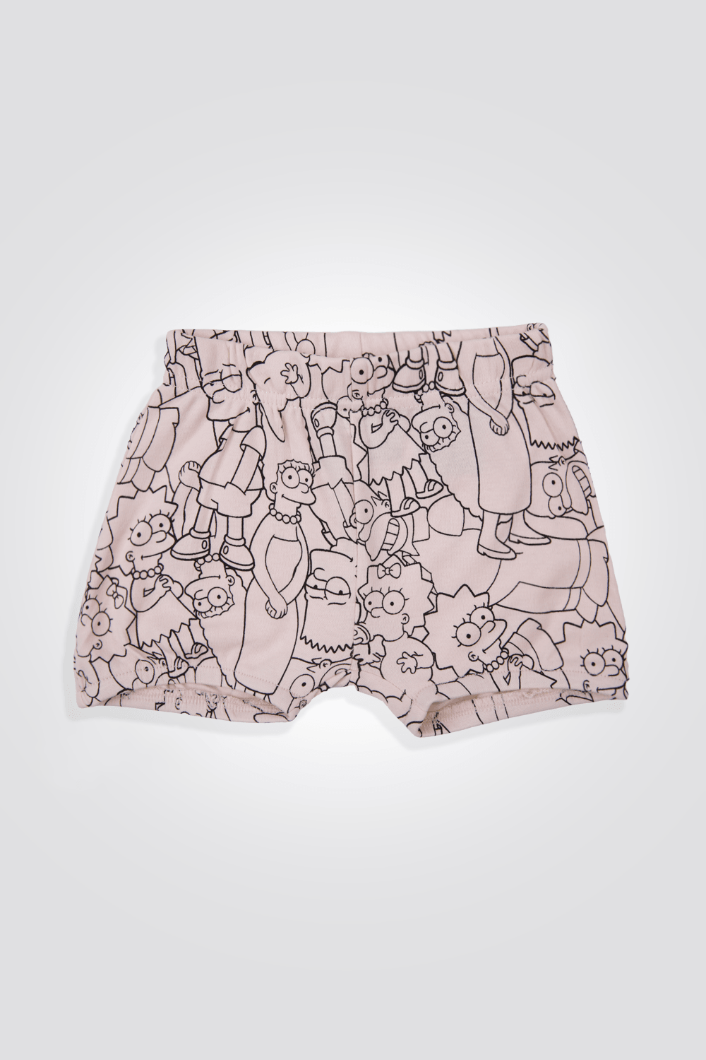 DELTA - סט פיג’מה קצרה SIMPSONS בצבע ורוד לתינוקות - MASHBIR//365