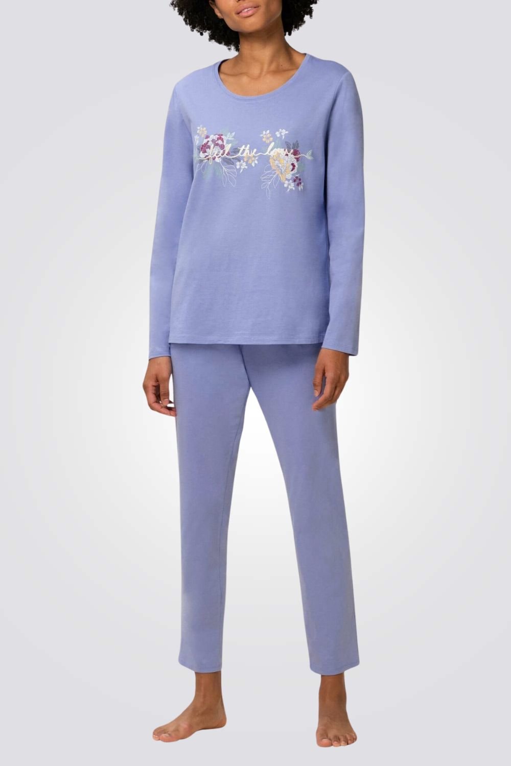 TRIUMPH - סט פיג'מה לנשים בצבע סגול - MASHBIR//365