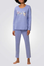 TRIUMPH - סט פיג'מה לנשים בצבע סגול - MASHBIR//365