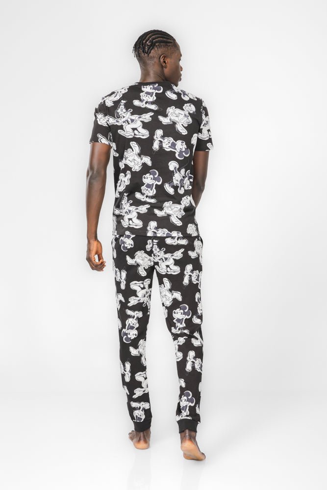 DELTA - סט פיג'מה מיקי וחברים בצבע שחור - MASHBIR//365