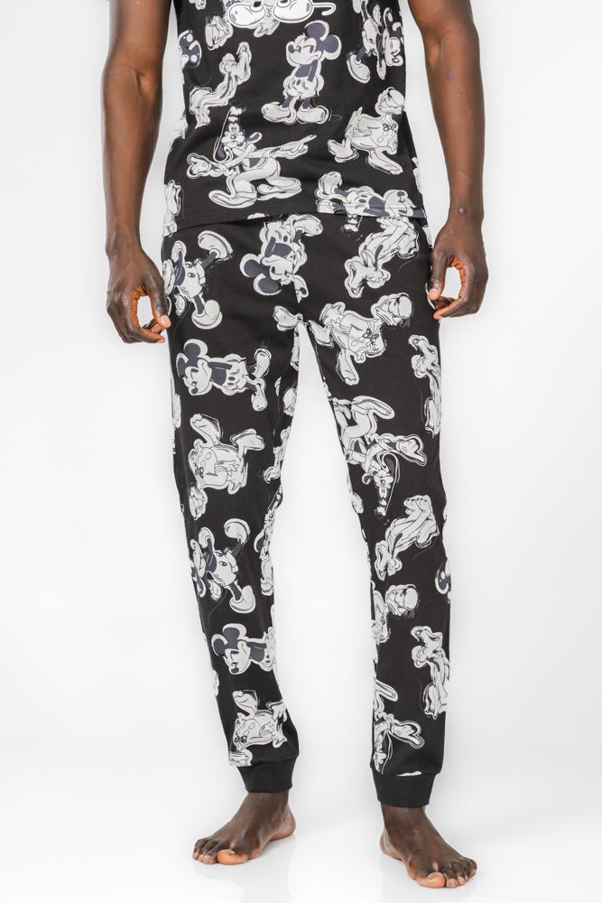 DELTA - סט פיג'מה מיקי וחברים בצבע שחור - MASHBIR//365