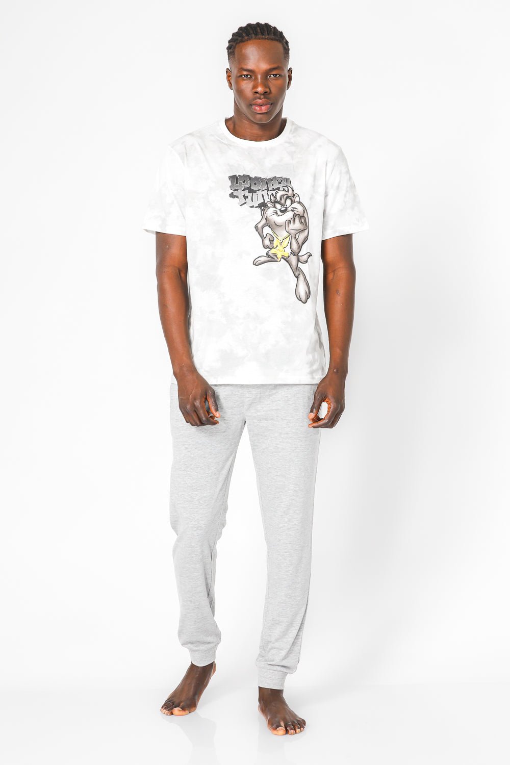 DELTA - סט פיגמה מיני מי טאז בצבע לבן - MASHBIR//365