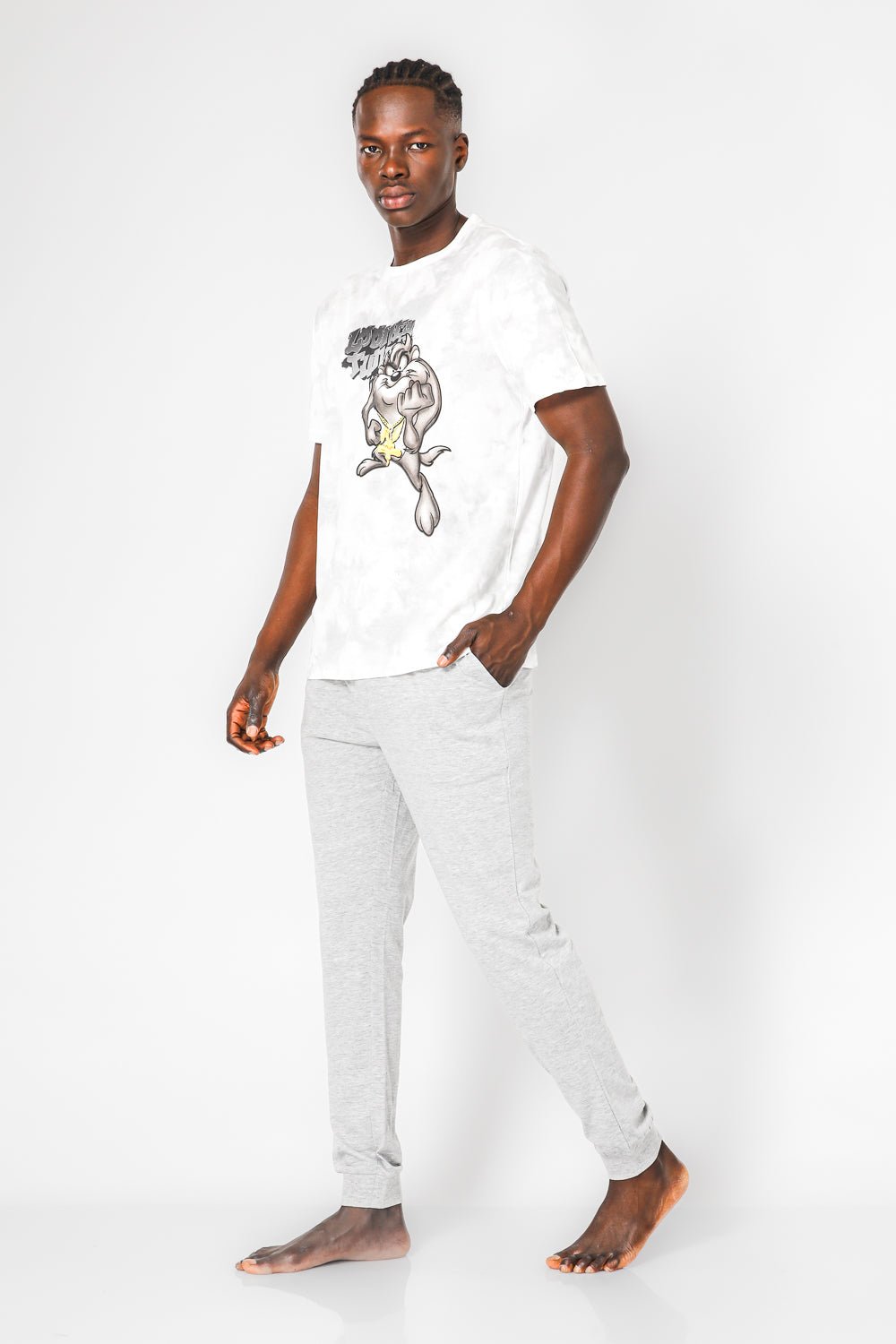 DELTA - סט פיגמה מיני מי טאז בצבע לבן - MASHBIR//365