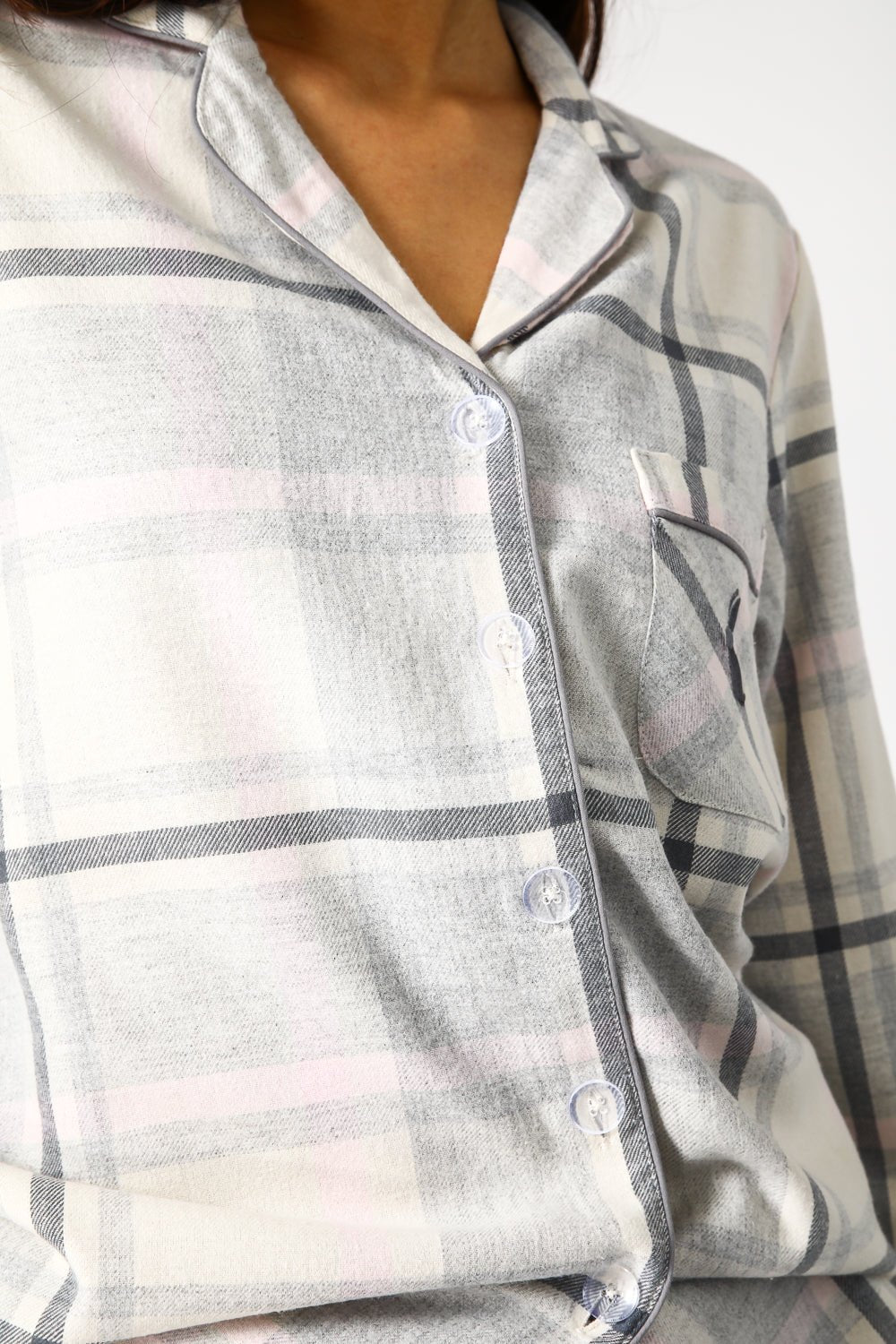 DELTA - סט פיג’מה מכופתרת FLANNEL - MASHBIR//365