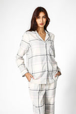 DELTA - סט פיג’מה מכופתרת FLANNEL - MASHBIR//365