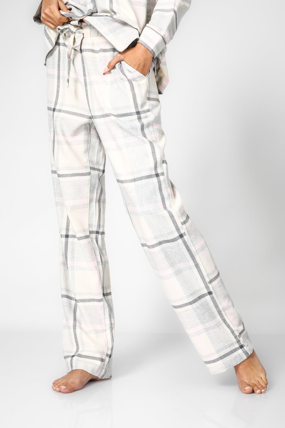 DELTA - סט פיג’מה מכופתרת FLANNEL - MASHBIR//365