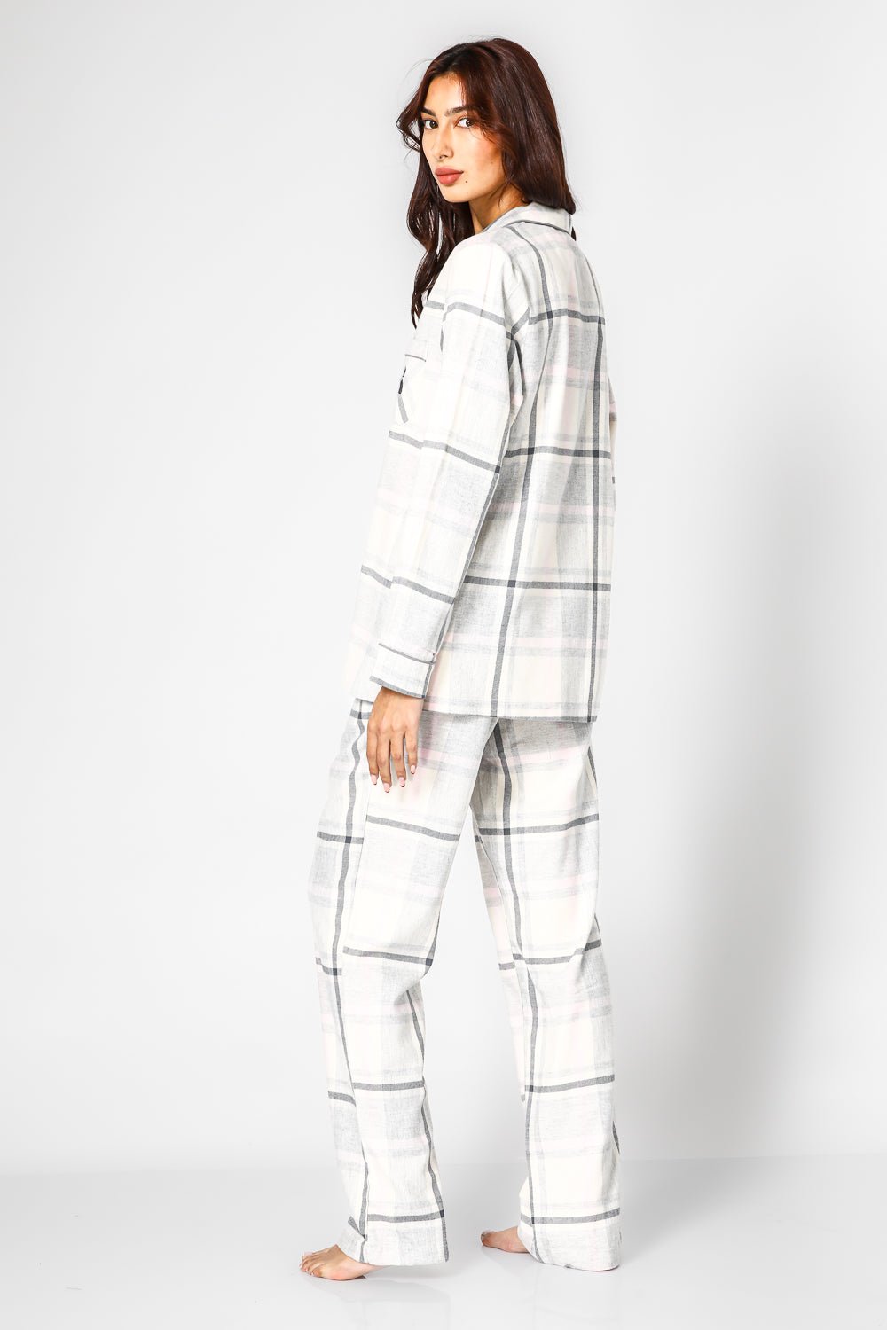 DELTA - סט פיג’מה מכופתרת FLANNEL - MASHBIR//365