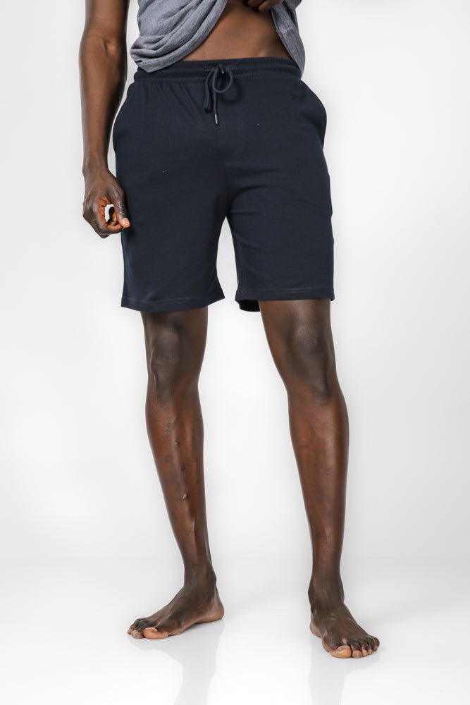 DELTA - סט פיג'מה סופימה פסים לגברים בצבע NAVY - MASHBIR//365