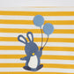 OBAIBI - סט פיג'מת תינוקות חולצה שרוול ארוך פסים צהוב לבן ומכנס רגלית כחול - MASHBIR//365 - 2