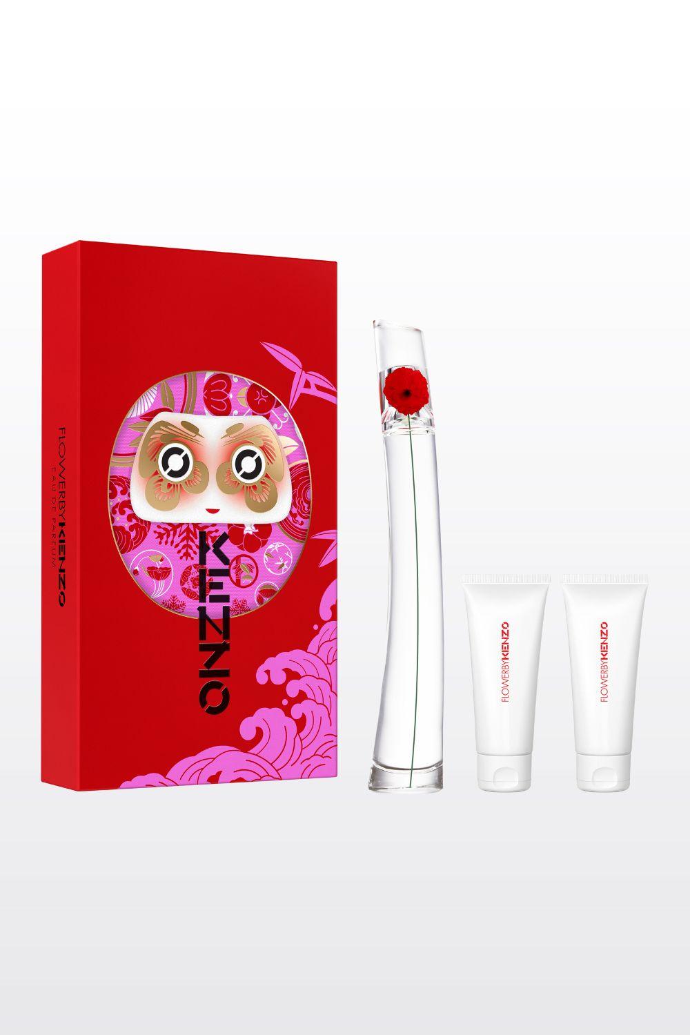 Kenzo - סט פלאוור ביי קנזו בושם לאישה 100 מ"ל+קרם גוף 75 מ"ל+ ג'ל רחצה 75 מ"ל - MASHBIR//365