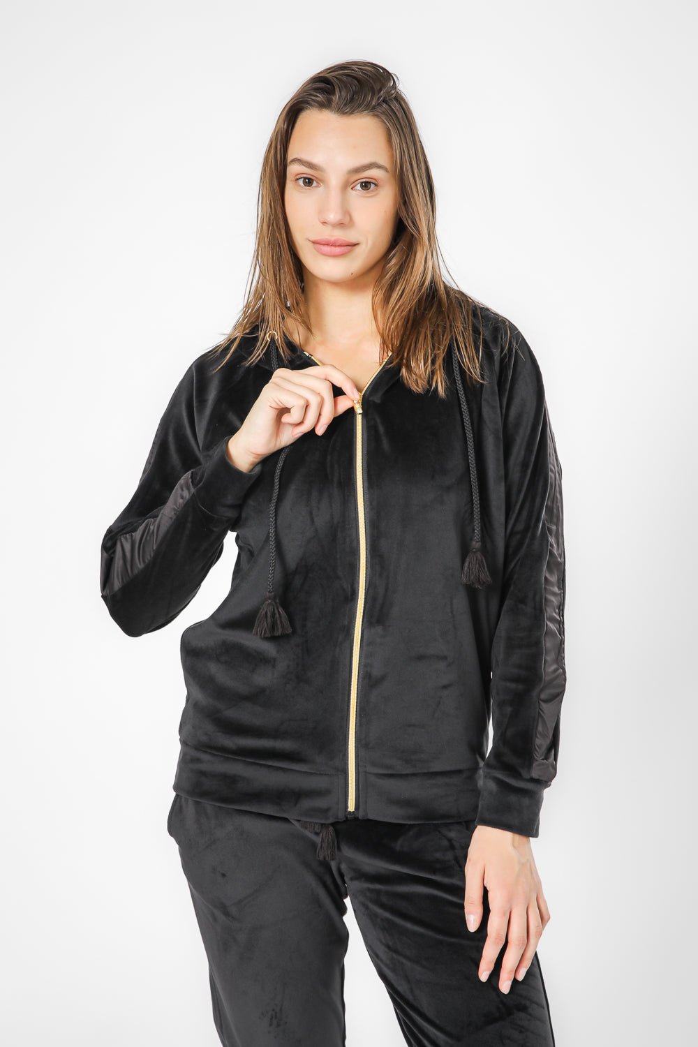 TEHABAD - סט קפוצון עם רוכסן קטיפה - MASHBIR//365