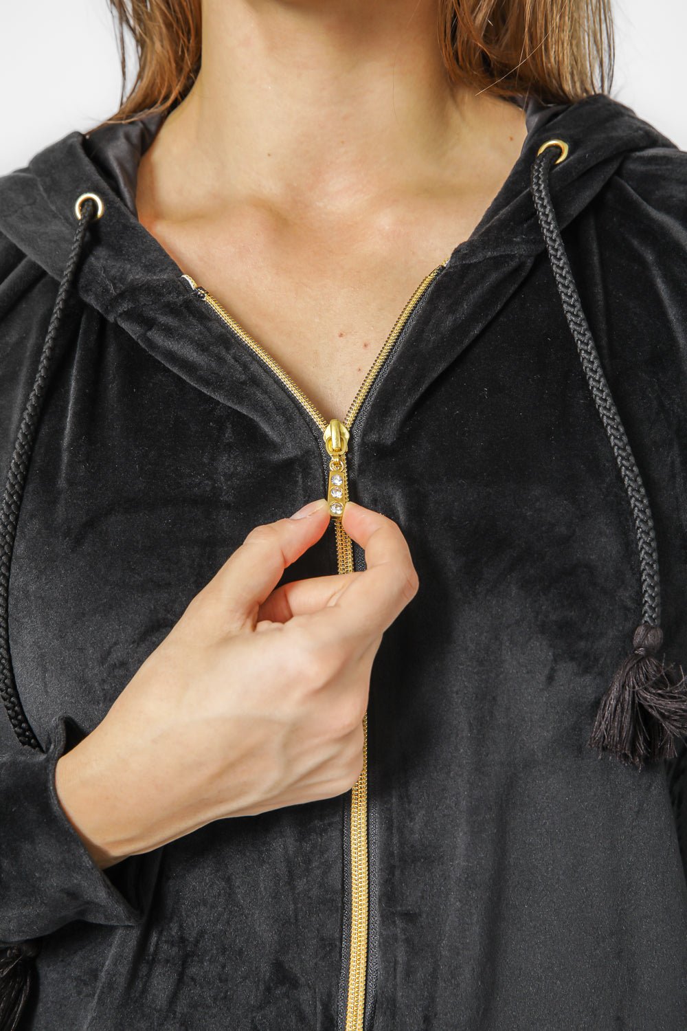 TEHABAD - סט קפוצון עם רוכסן קטיפה - MASHBIR//365