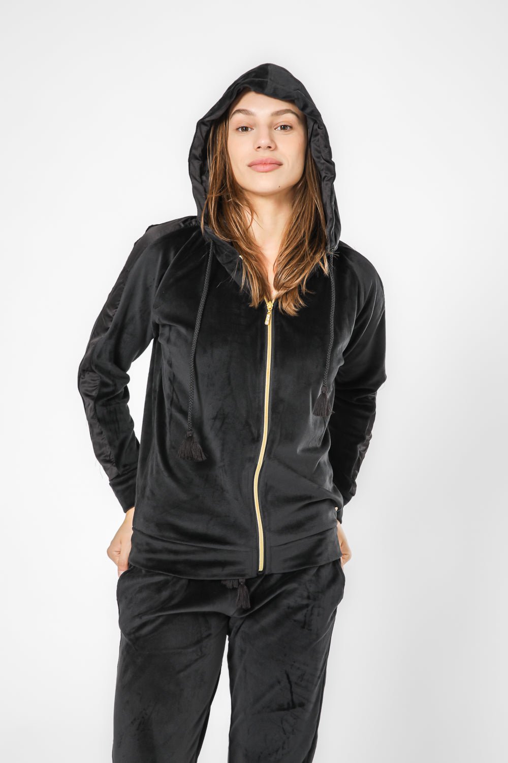 TEHABAD - סט קפוצון עם רוכסן קטיפה - MASHBIR//365