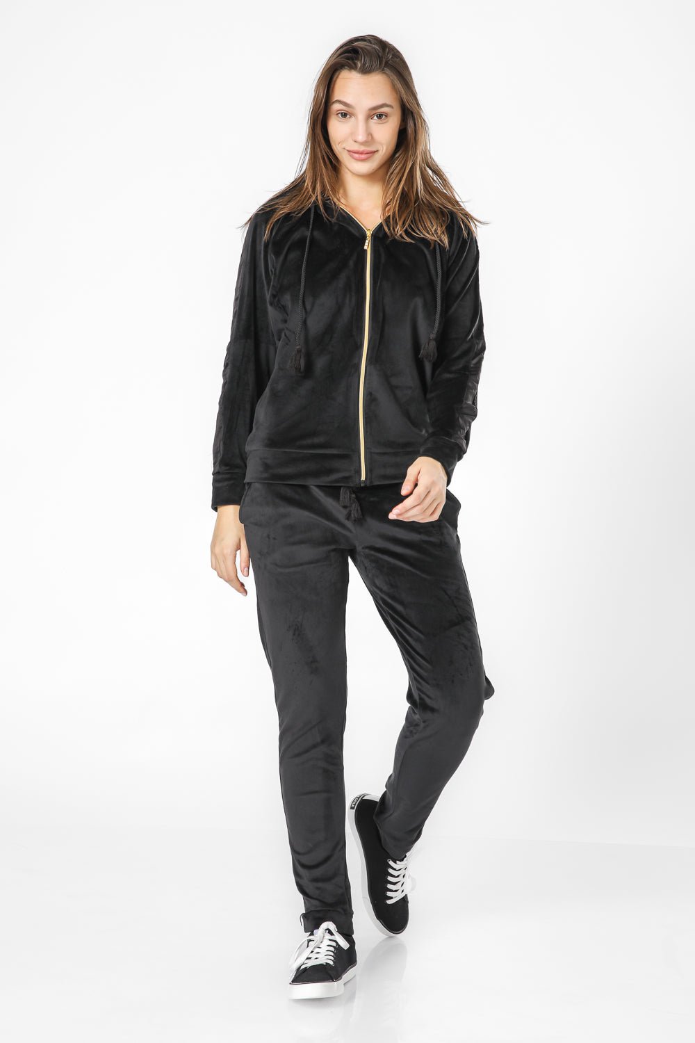 TEHABAD - סט קפוצון עם רוכסן קטיפה - MASHBIR//365