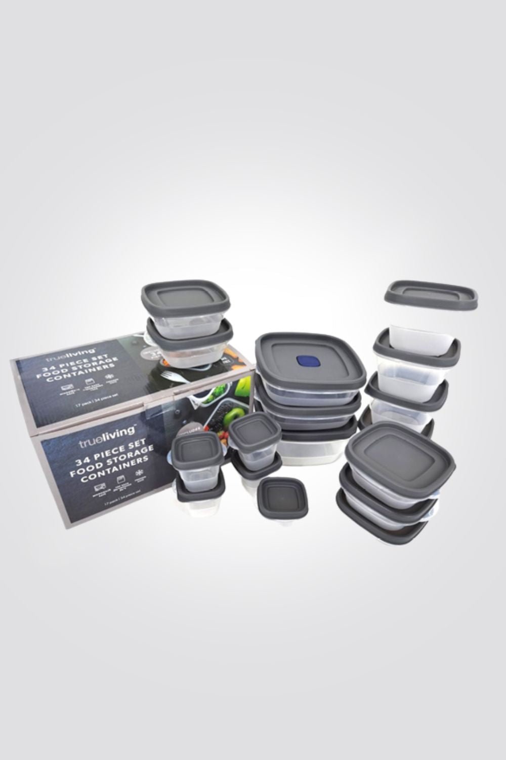 trueliving - סט קופסאות 34 חלקים לאחסון - MASHBIR//365