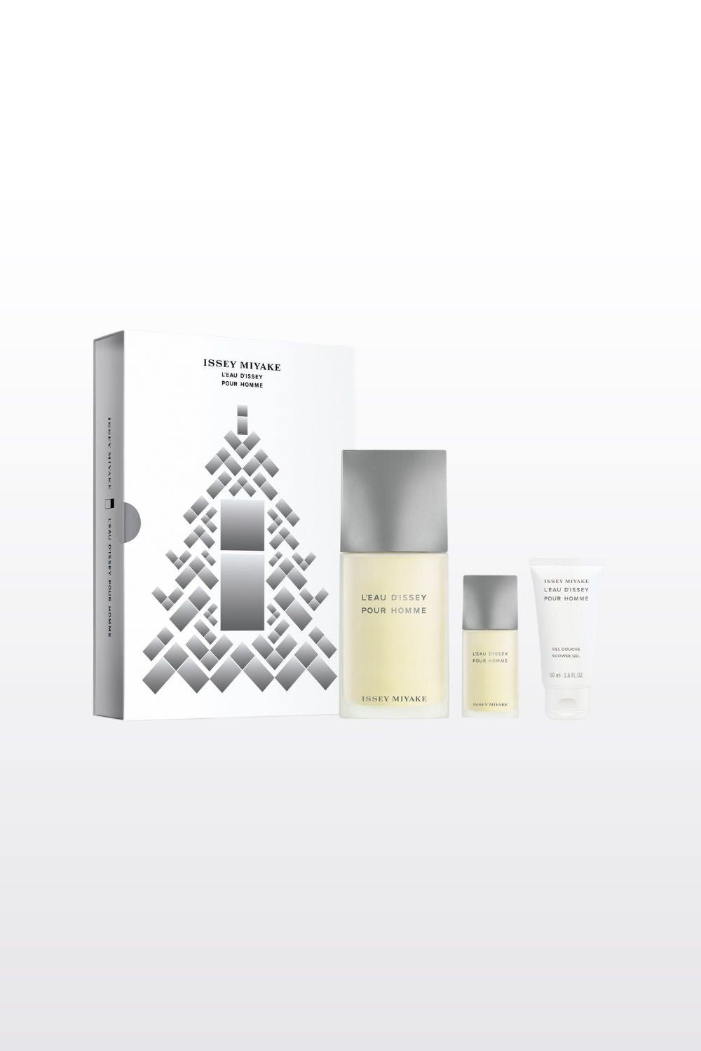 Issey Miyake - סט מיאקי לאו דיסי בושם לגבר 125 מ"ל+בושם מוקטן 15 מ"ל+ג'ל רחצה 50 מ"ל - MASHBIR//365