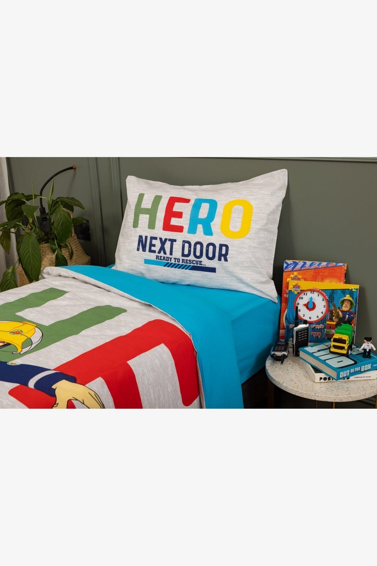 DISNEY - סט מצעים 120/200 מיטה וחצי FIREMAN SAM - MASHBIR//365