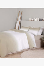 HOMESTYLE - סט מצעים בייסיק מיטה וחצי דגם קיסר קפה - MASHBIR//365