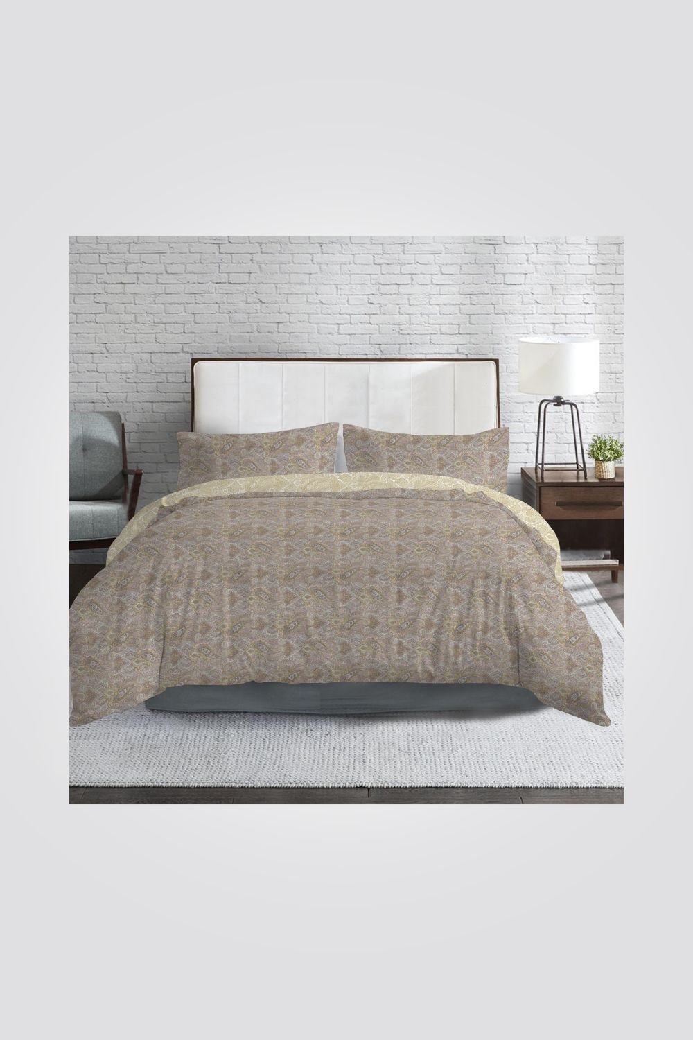 KENNETH COLE - סט מצעים יחיד 120/200 ס"מ כותנה סאטן דגם EMPIRE - MASHBIR//365