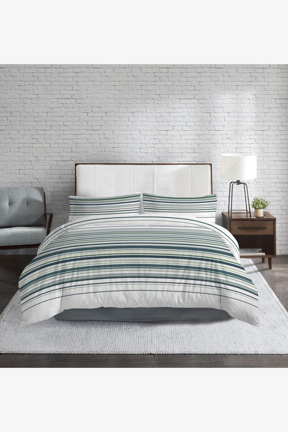 KENNETH COLE - סט מצעים יחיד 90/200 ס"מ כותנה סאטן דגם TAL - MASHBIR//365