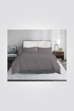 KENNETH COLE - סט מצעים קינג סייז 200/200 ס"מ כותנה סאטן דגם HUDSON g - MASHBIR//365