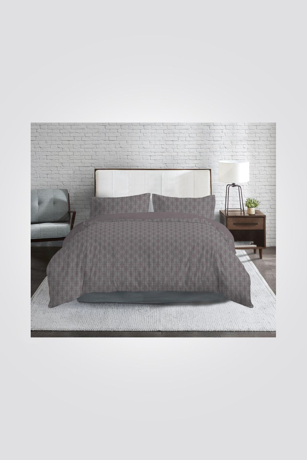 KENNETH COLE - סט מצעים קינג סייז 200/200 ס"מ כותנה סאטן דגם HUDSON g - MASHBIR//365