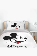 DISNEY - סט מצעים מיטה וחצי לילדים MICKEY כוכבים - MASHBIR//365
